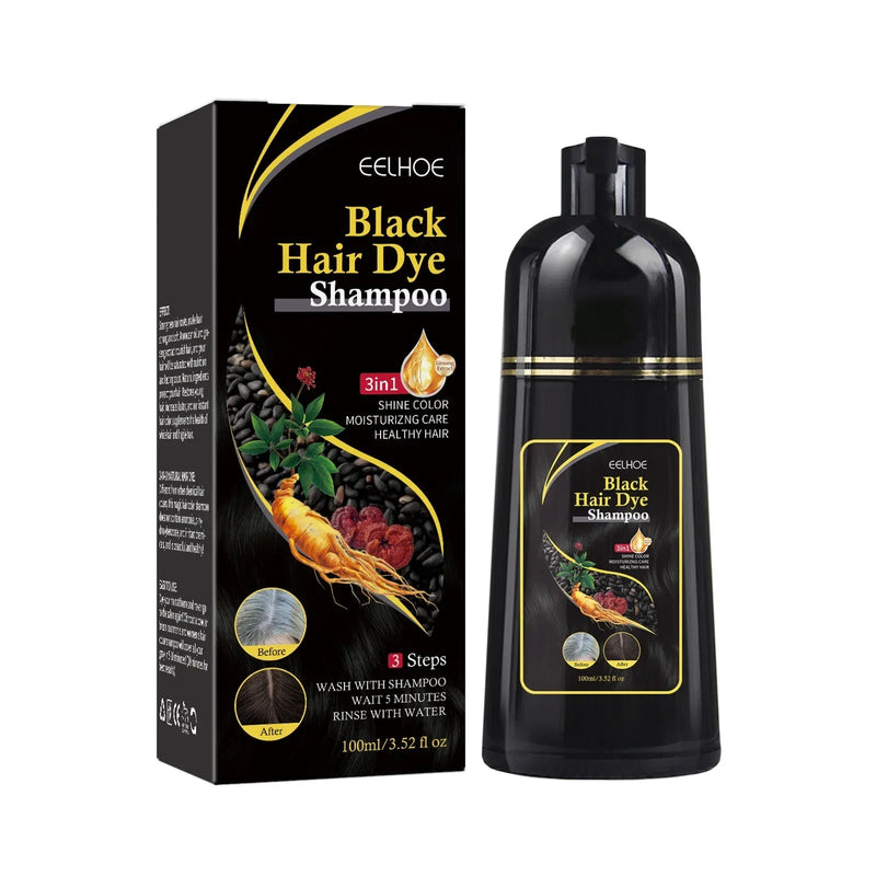 Shampoo Tintura Instantânea Paint Black Hair Dye + Frete Grátis e Brinde Apenas Hoje Cloud Imports Frete Grátis + Brinde Preto 